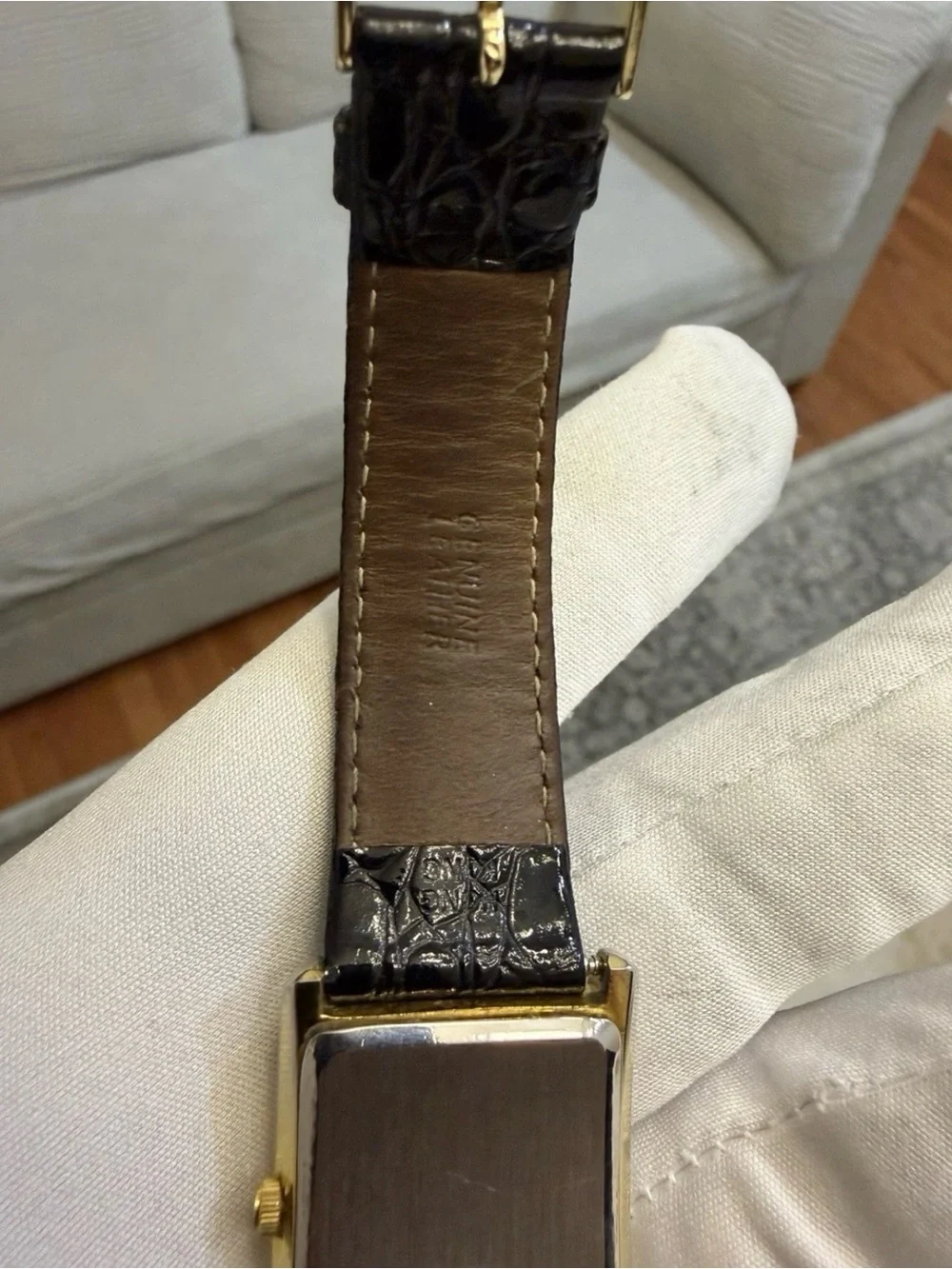 Vintage Aramis Quartz Tank Watch - Gold Plated Roman Numeral Dress Unisex Watch